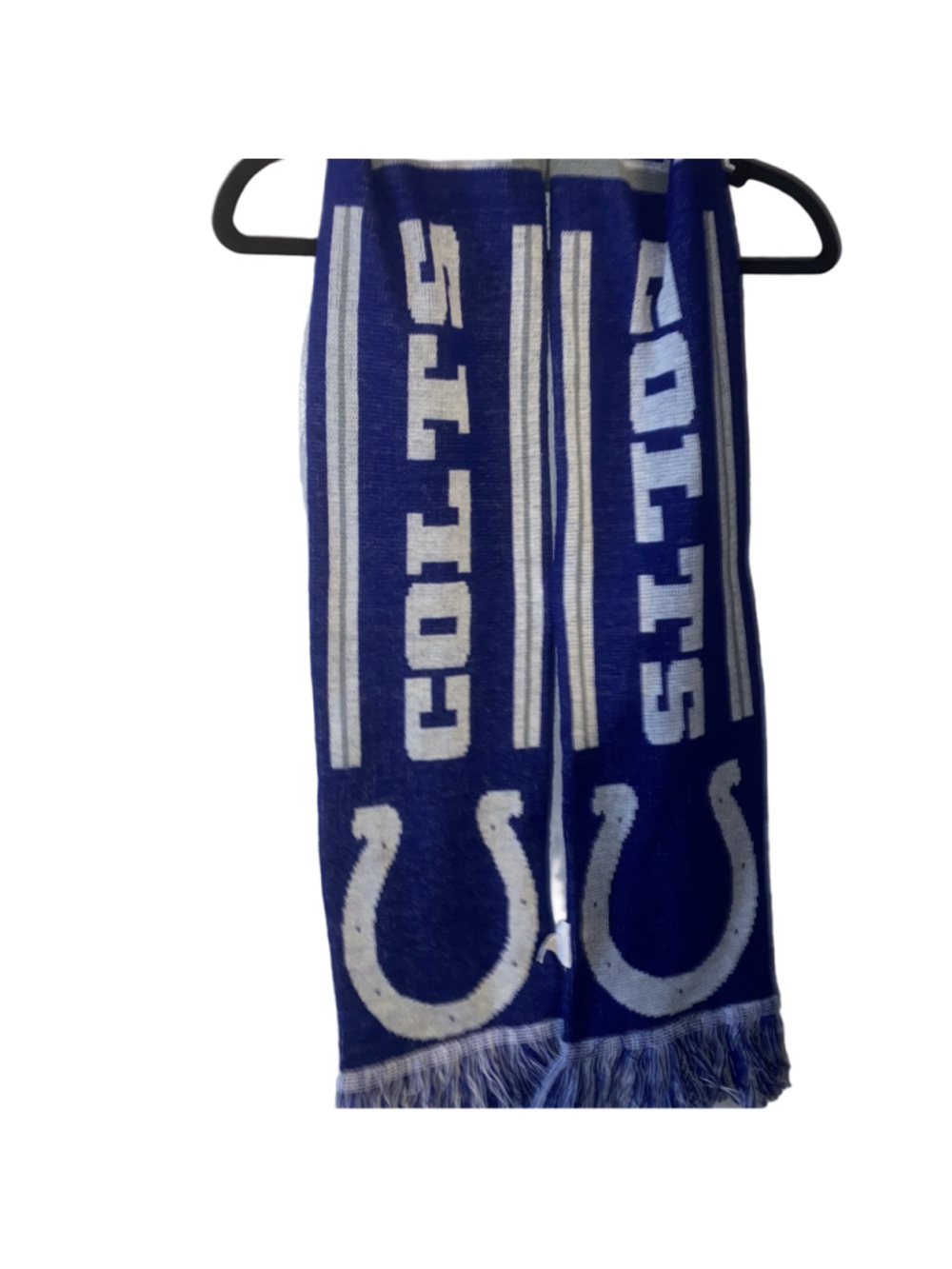 NFL Indianapolis Colts Knit Scarf One Size Blue White